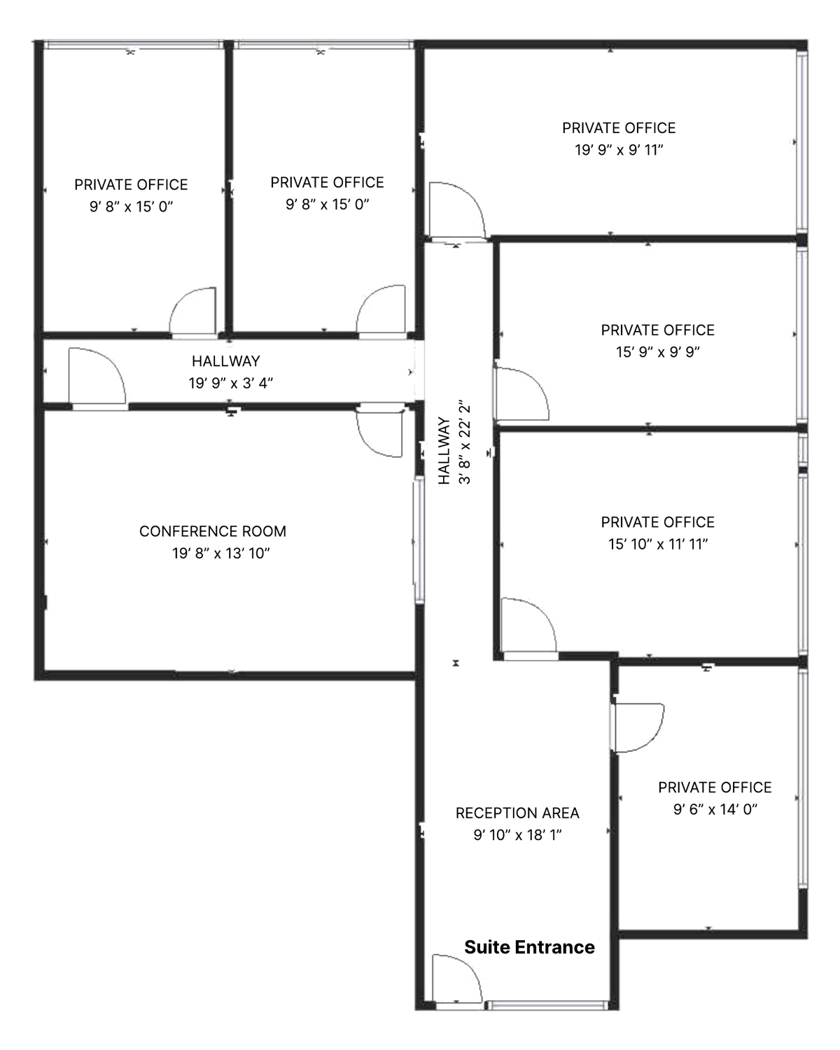 Floor plan, 3065 Rosecrans Pl