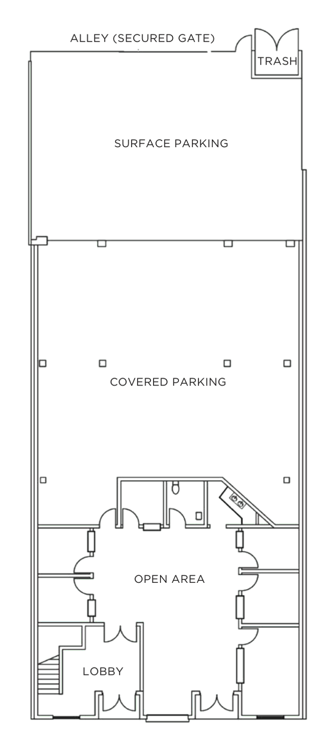 Floor plan, 967-969 Hornblend St