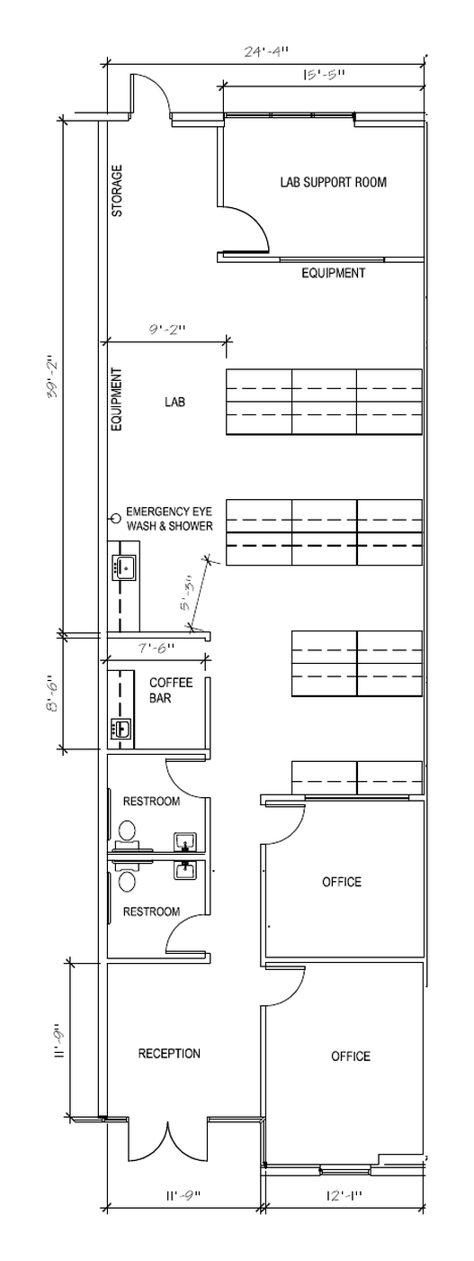 Floor plan, 7098 Miratech Dr